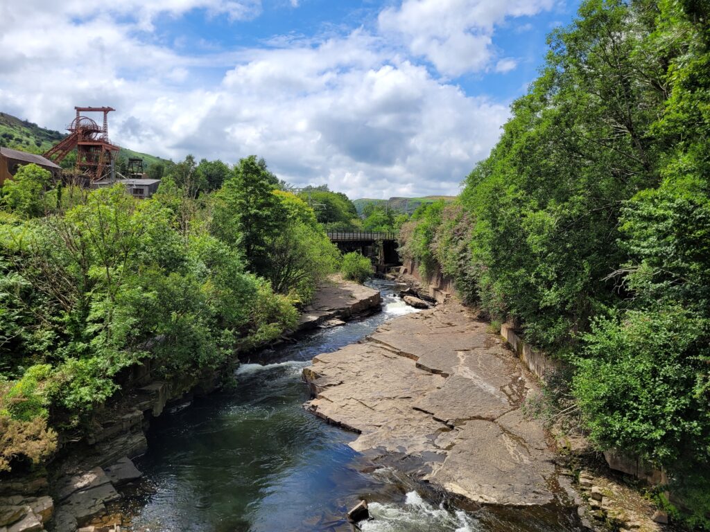 River views near the Rhondda Heritage Centre, Rhondda Valley