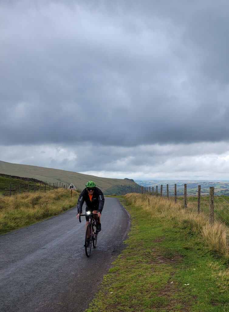 Ascending Devil's Elbow, Heol Senni on a club road ride