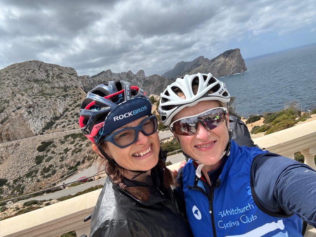 Krista and Jane at Cap Formentor, Mallorca
