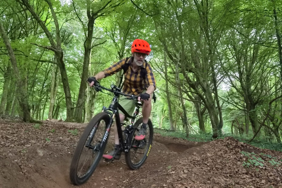 Paul Streets enjoying a WCC MTB skills session